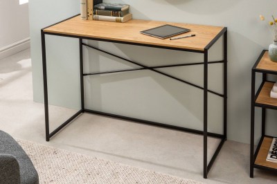 Dizajnový písací stôl Maille 100 cm divý dub