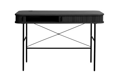 Dizajnový písací stôl Vasiliy 120 cm čierny dub