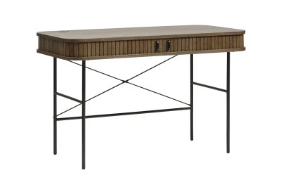 Dizajnový písací stôl Vasiliy 120 cm dymový dub