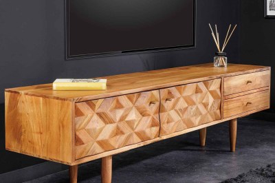 Dizajnový TV stolík Halia Honey 145 cm akácia