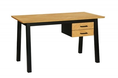 Dizajnový písací stôl Nazy 130 cm vzor dub