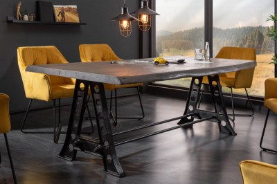 Jedálenský stôl Massive 220cm sivá akácia