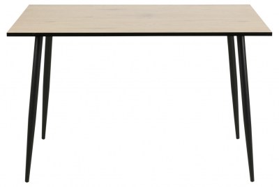 Jedálenský stôl Nayeli 120 cm divoký dub biely
