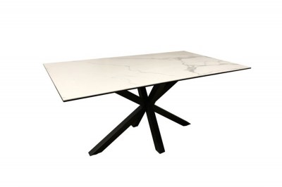 Keramický jedálenský stôl Neele 160 cm biely