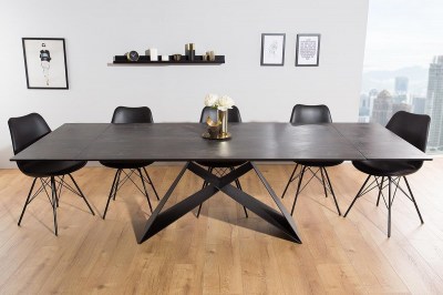 Rozkladací jedálenský stôl Brock láva 180-260 cm