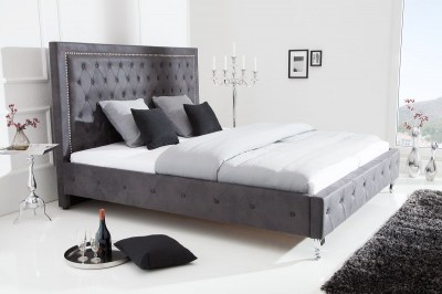Dizajnová manželská posteľ Spectacular sivá 200 x 180cm