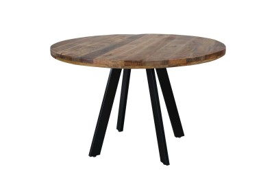 Okrúhly jedálenský stôl Thunder, 120 cm, mango