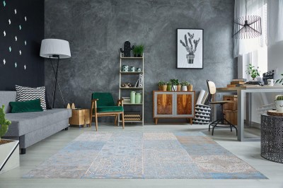 Dizajnový koberec Lessie 240x160 cm / svetlo modrá