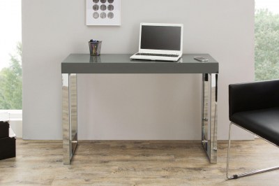 Písací stôl Laptop / sivá 
