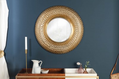 Nástenné zrkadlo Alijah 60 cm zlaté