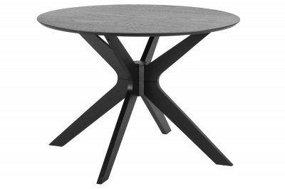 Okrúhly jedálenský stôl Neeja 105 cm dub čierny