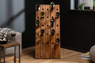 Regál na víno Lyric 107 cm recyklované drevo